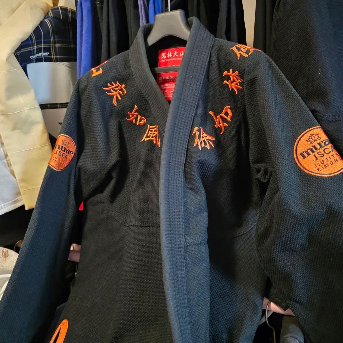 柔術 Jiu-Jitsu 柔道着 風林火山 A2 ブラック