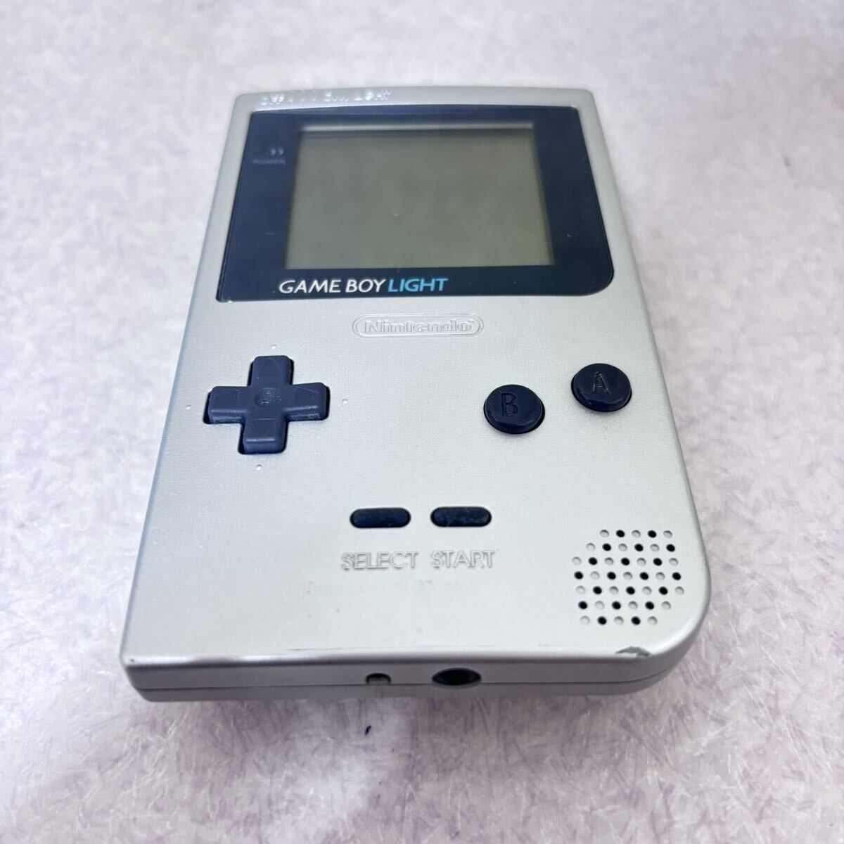 ゲームボーイライト シルバー 本体 ゲームカートリッジ付き GAME BOY 