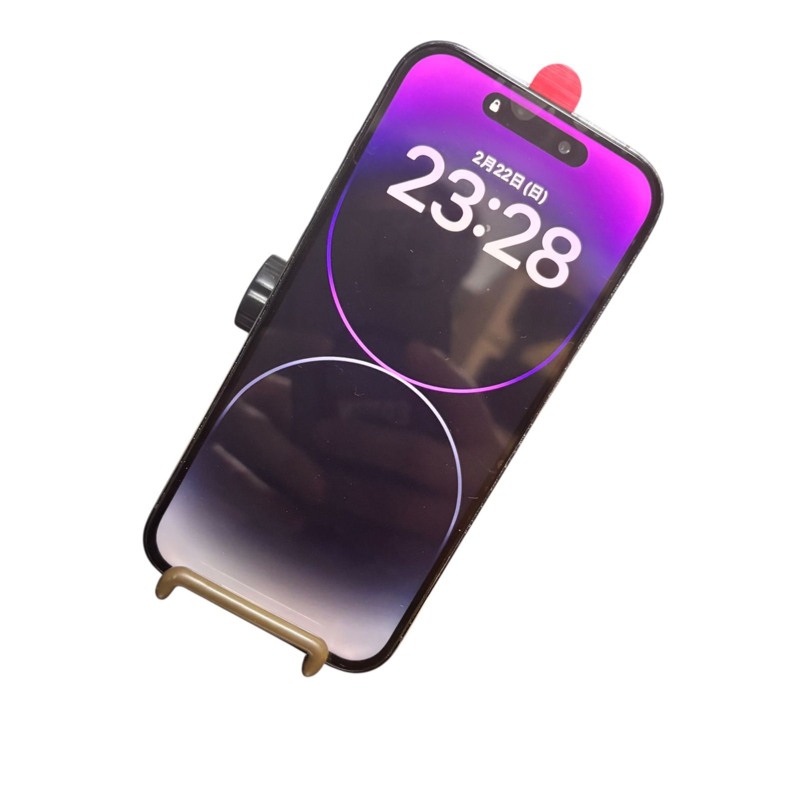 iPhone 14 Pro 256GB ディープパープル SIMフリー バッテリー100 