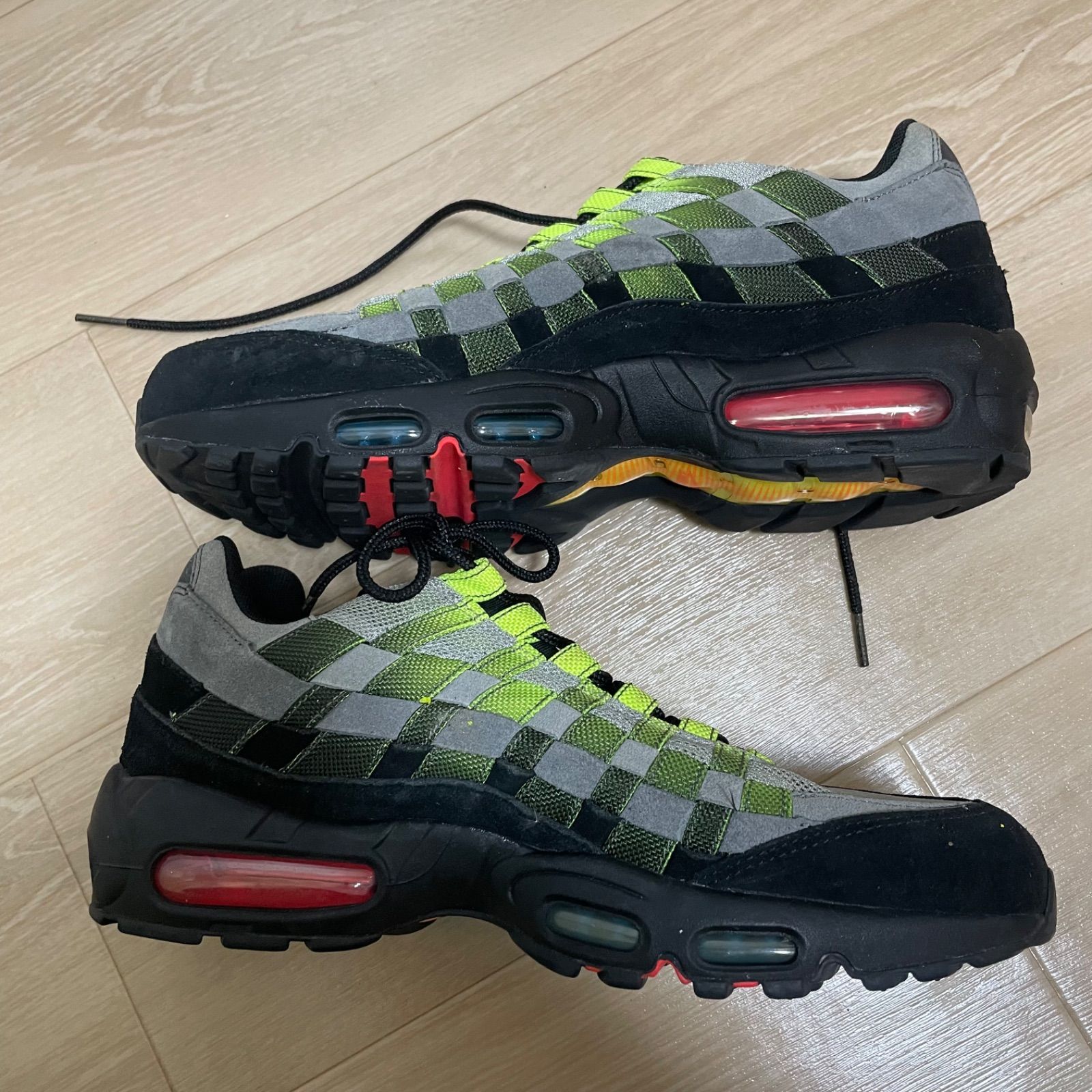 NIKE AIR MAX 95 WOVEN AQ0764-001 28.5cm エアマックス95 ボルト 