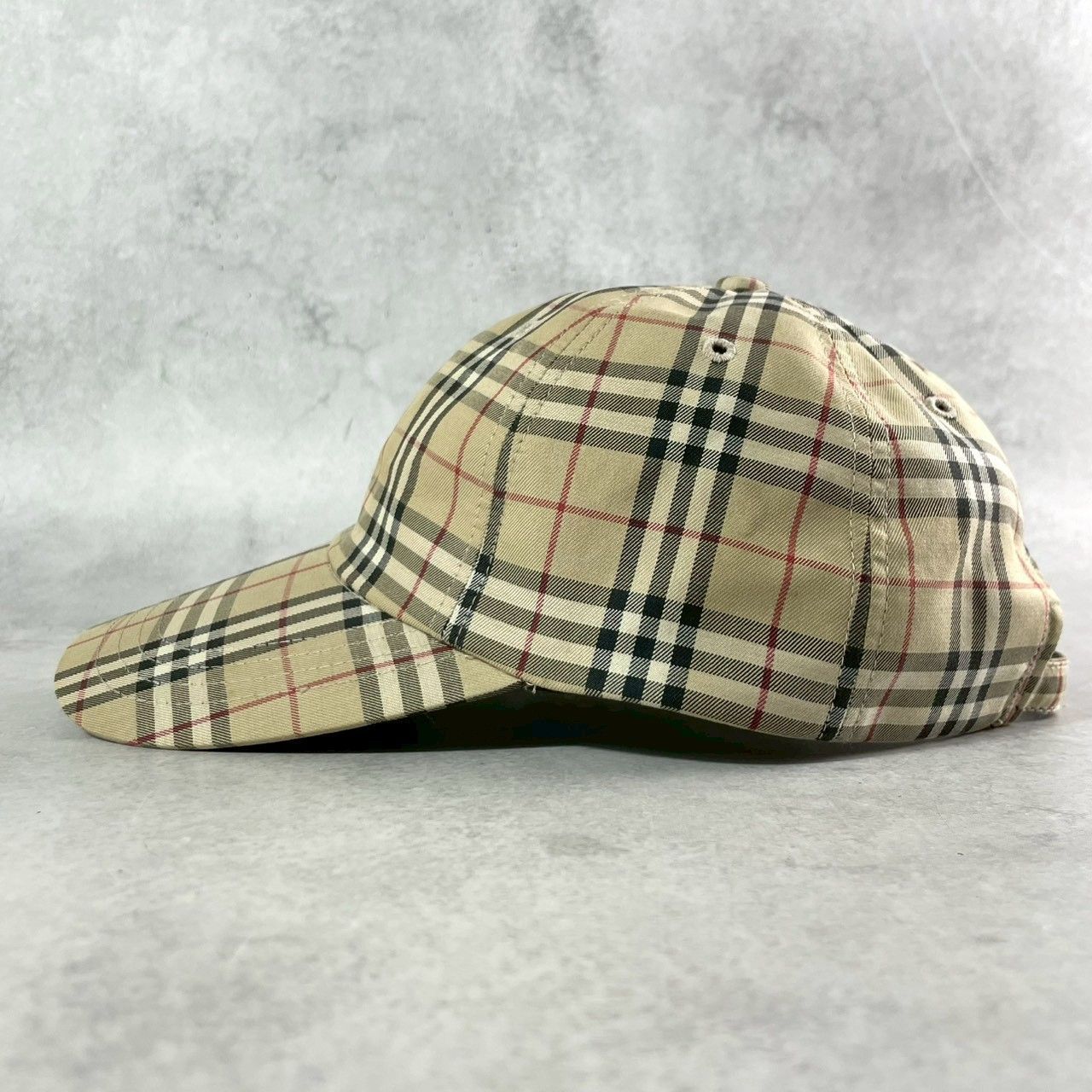 バーバリー ロンドン ノバチェック キャップ CAP 美品 綿 コットン 
