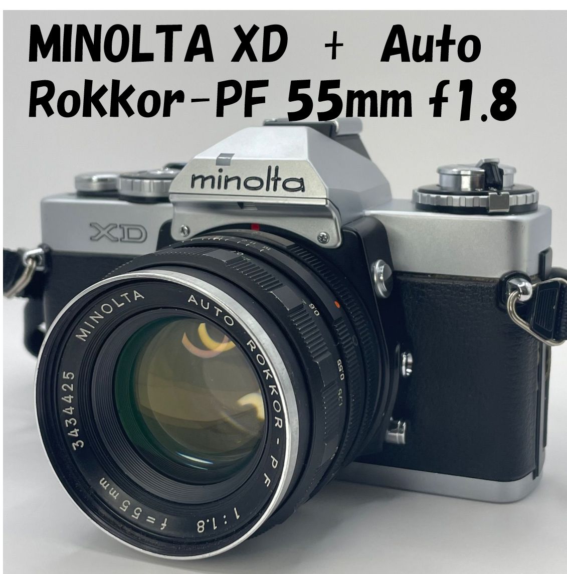 MINOLTA XD ミノルタ フィルムカメラ 動作確認済 ストラップ MINOLTA