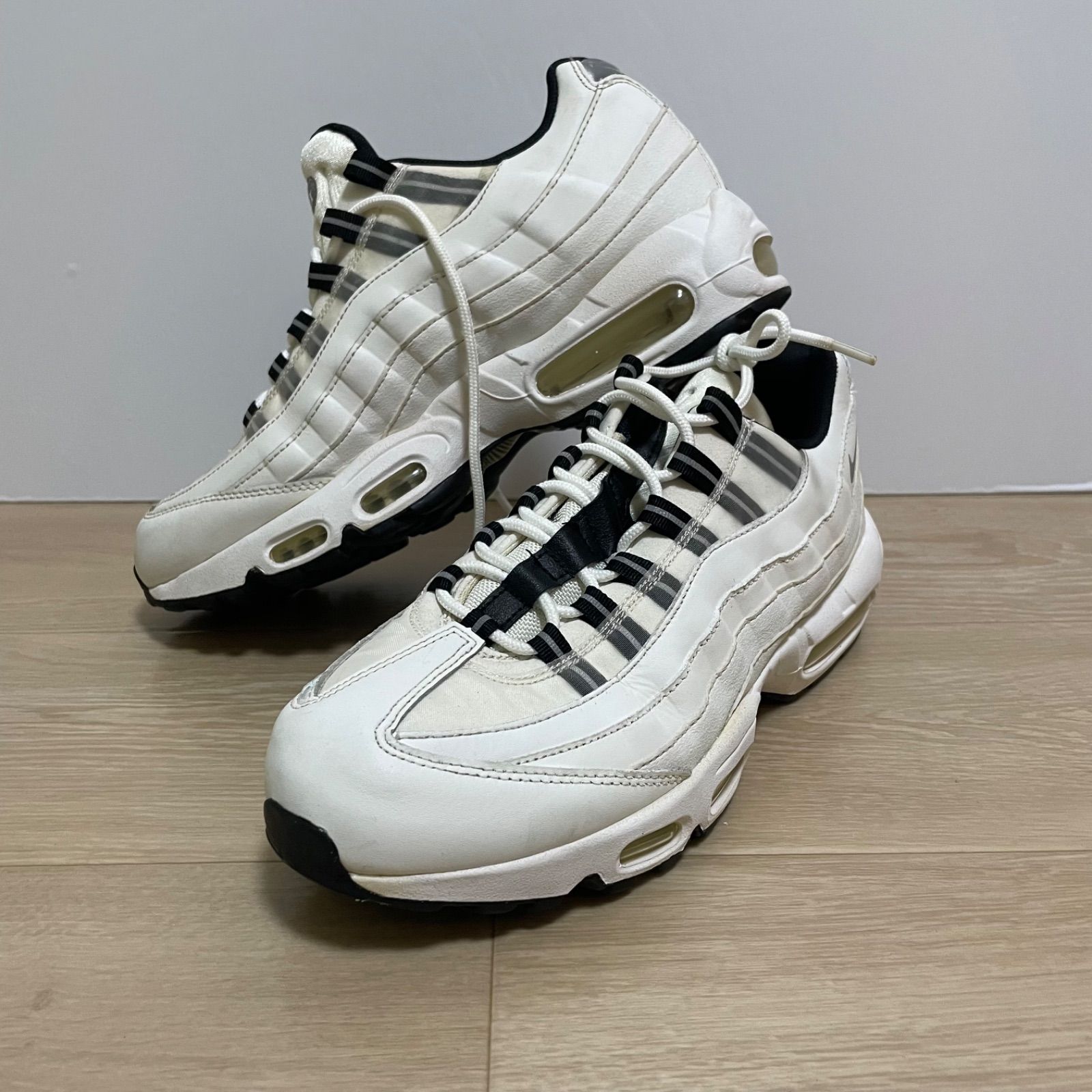 NIKE WMNS AIR MAX 95 307960-113 28.5cm エアマックス95 白 - メルカリ