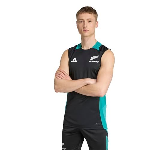 新品 アディダス ノースリーブ Tシャツ ALL BLACKS タンクトップ メンズ KKX95 オールブラック/ピュアティール (JM9637) L