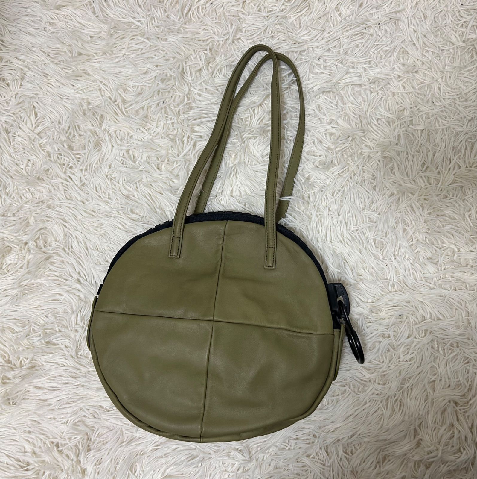 レディース kawa-kawa カワカワ サークルトートバッグ オリーブ カーキ 