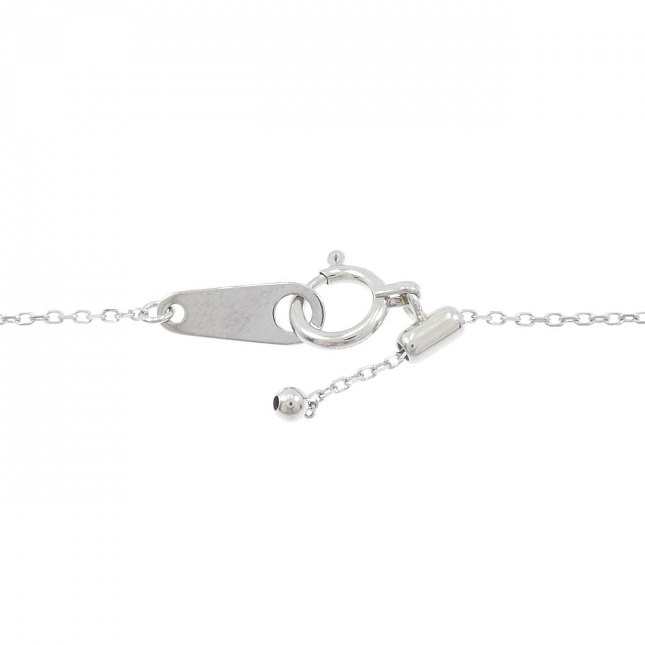 8914B】Pt900/Pt850 天然ダイヤモンド 0.90ct/0.10ct/1.9g ネックレス 