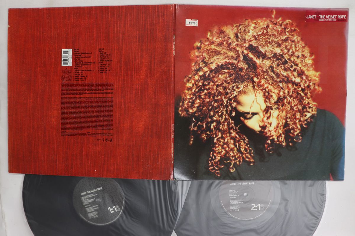 2discs LP Janet Jackson Velvet Rope 724384476212 VIRGIN /00500