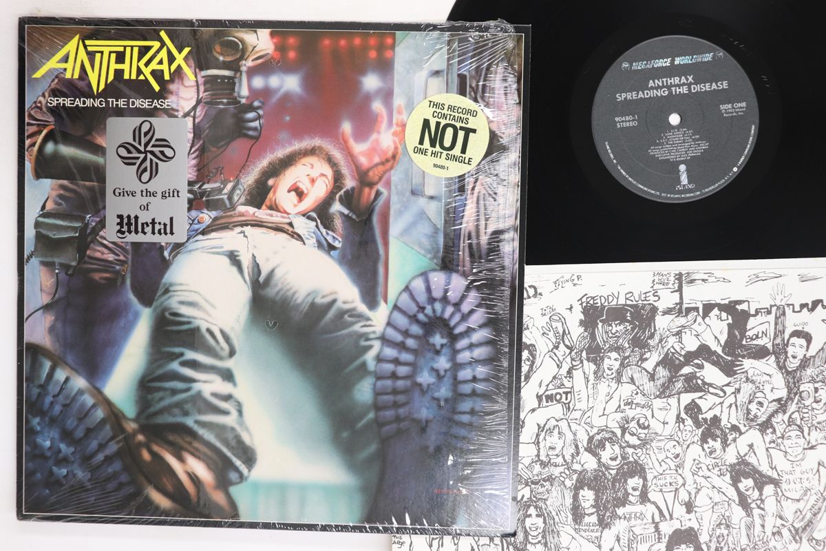 エンタメ その他 LP Anthrax Spreading The Disease 904801 MEGAFORCE