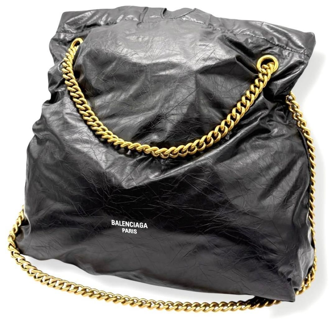 未使用 BALENCIAGA バレンシアガ クラッシュトート M 2way チェーン 