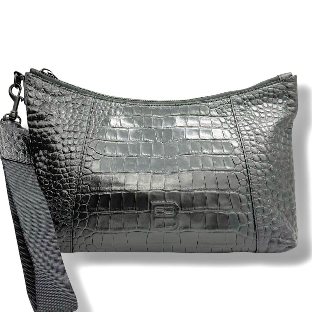 使用わずか バレンシアガ BALENCIAGA クラッチバッグ セカンドバッグ 