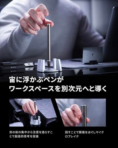 novium Hoverpen Classic ダークグレイ ボールペン ギフトボックス入り