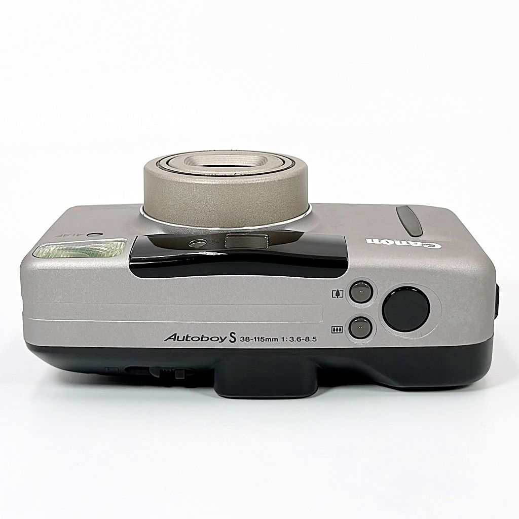 キヤノン Autoboy S チタンカラー コンパクトフィルムカメラ 中古 #1 キヤノン CANON Autoboy S チタンカラー コンパクトフィルムカメラ