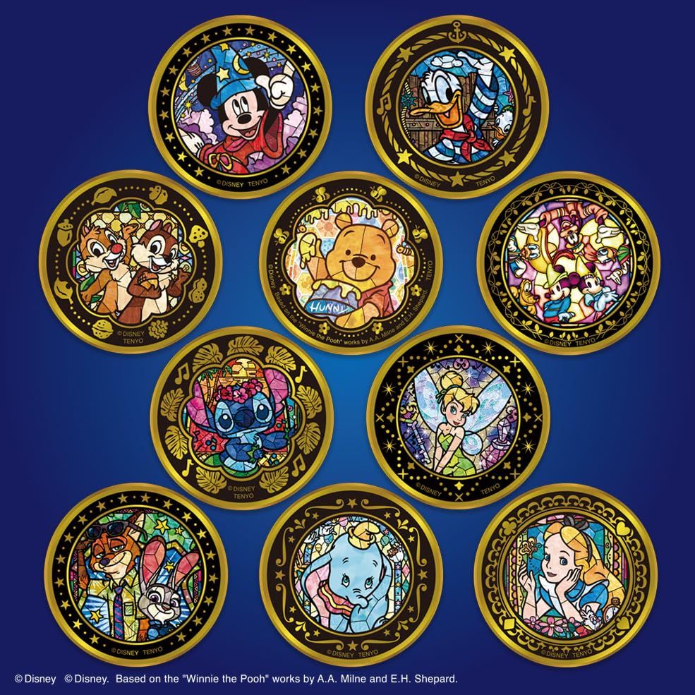 テンヨー(Tenyo) 圧倒的な 金バッジ ディズニーキャラクター マルチ1