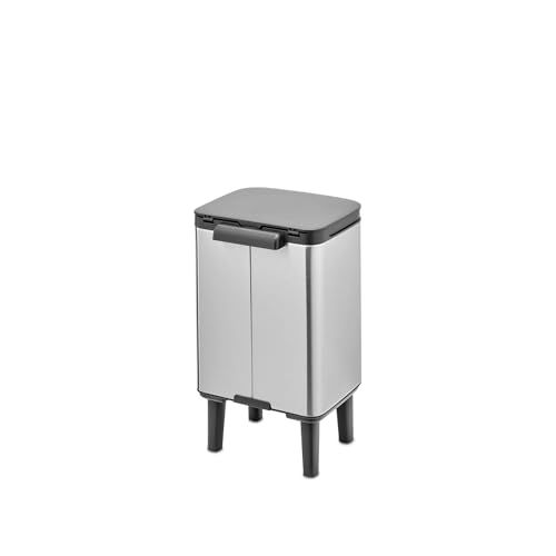 新品 ブラバンシア ゴミ箱 蓋付き 手動式 耐水性 4L 幅20×奥行17.2×高 