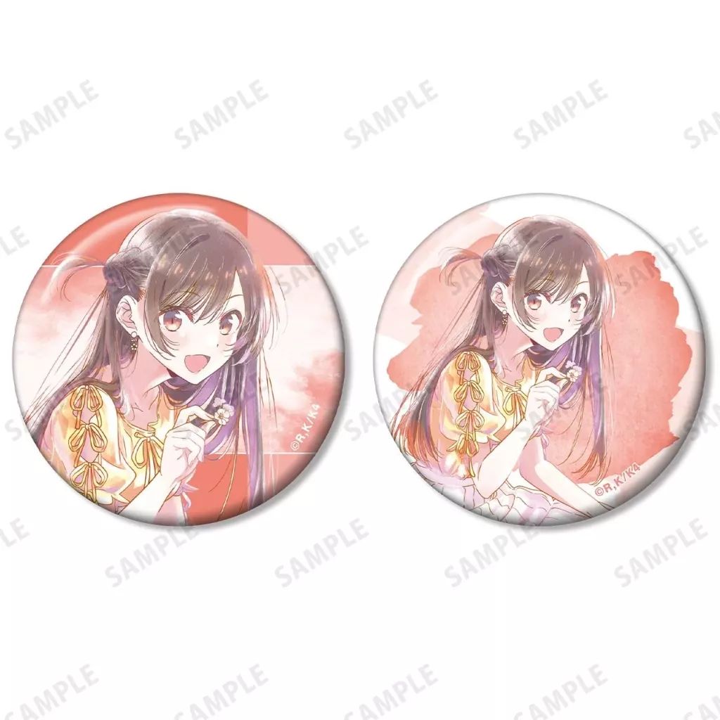 中古】バッジ・ビンズ 水原千鶴 Ani-Art aqua label 第2弾 缶バッジ2個