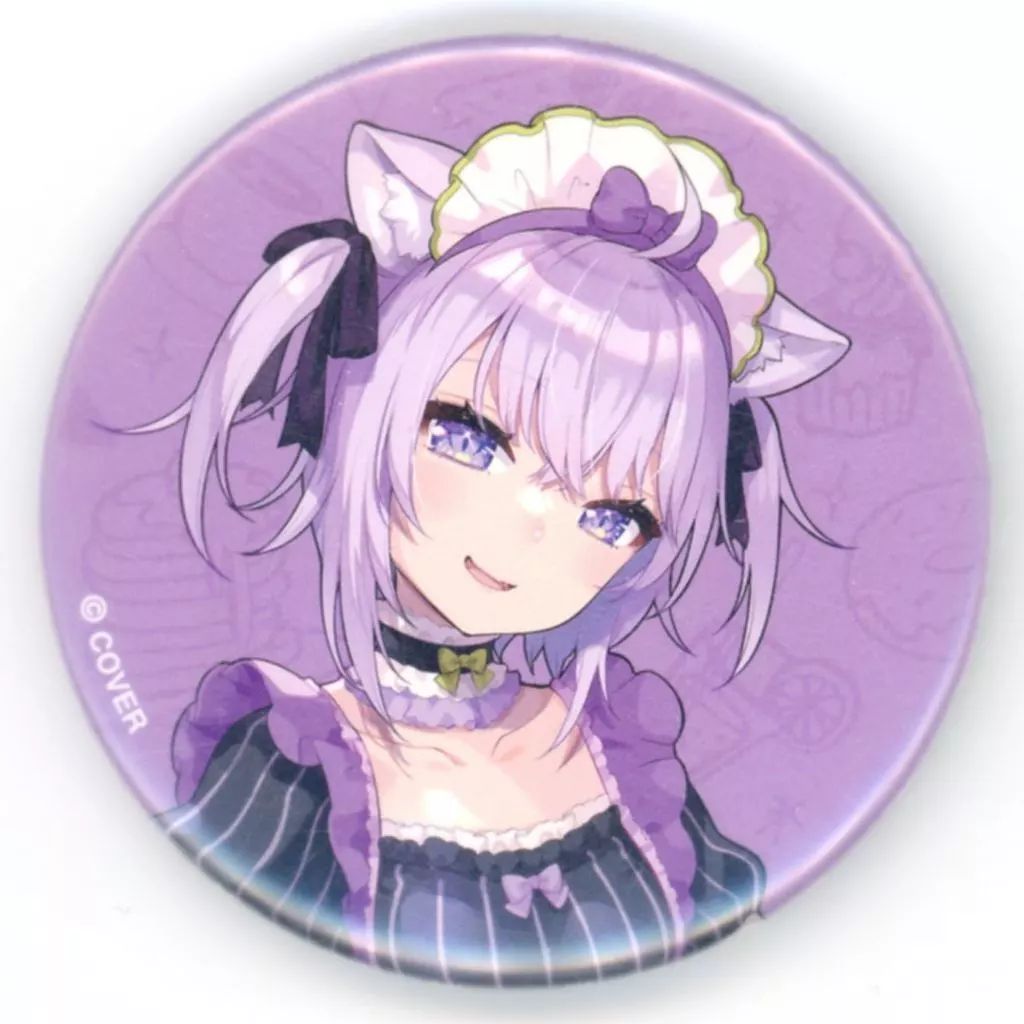 中古】バッジ・ピンズ 猫又おかゆ 缶バッジ 「バーチャルYouTuber 