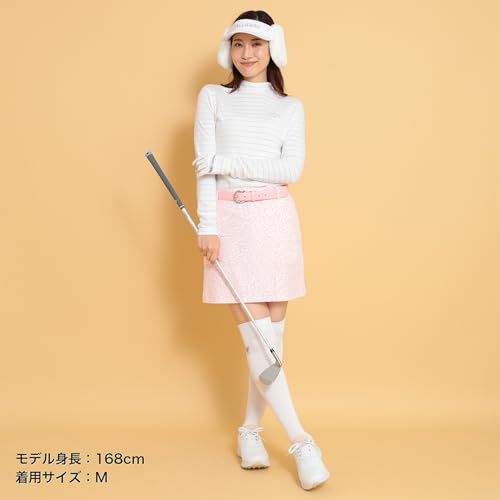 糖尿病でヘルニア人M'sグレシー　花柄 スカート ホワイト ピンク 38 レディース 新品 [キャロウェイ] レディース スカート (8WAYストレッチ