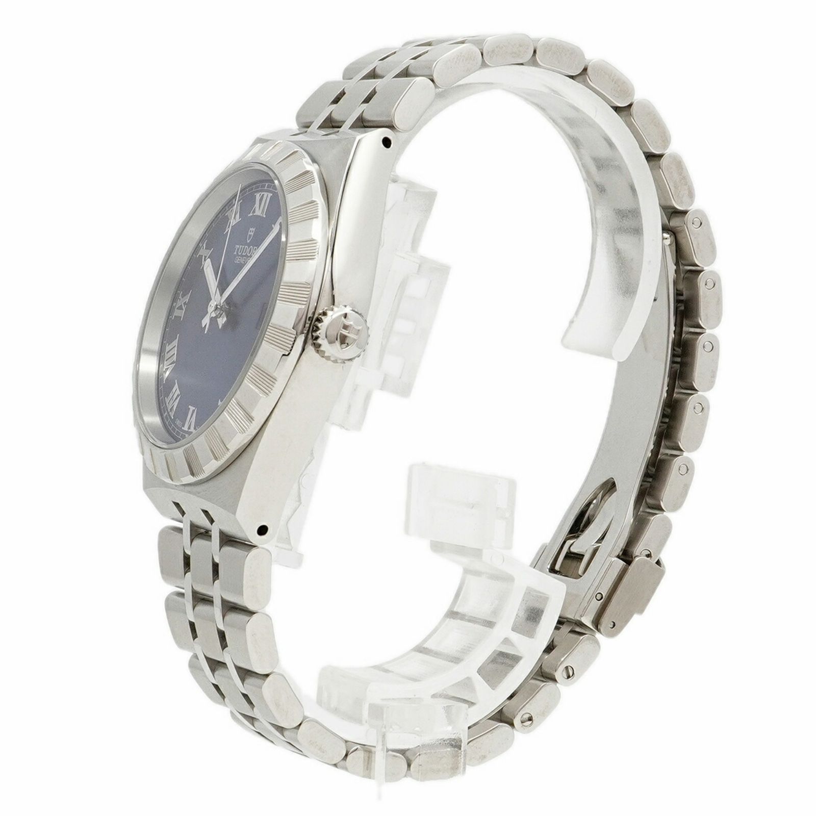 ネイビー文字盤腕時計 メンズ