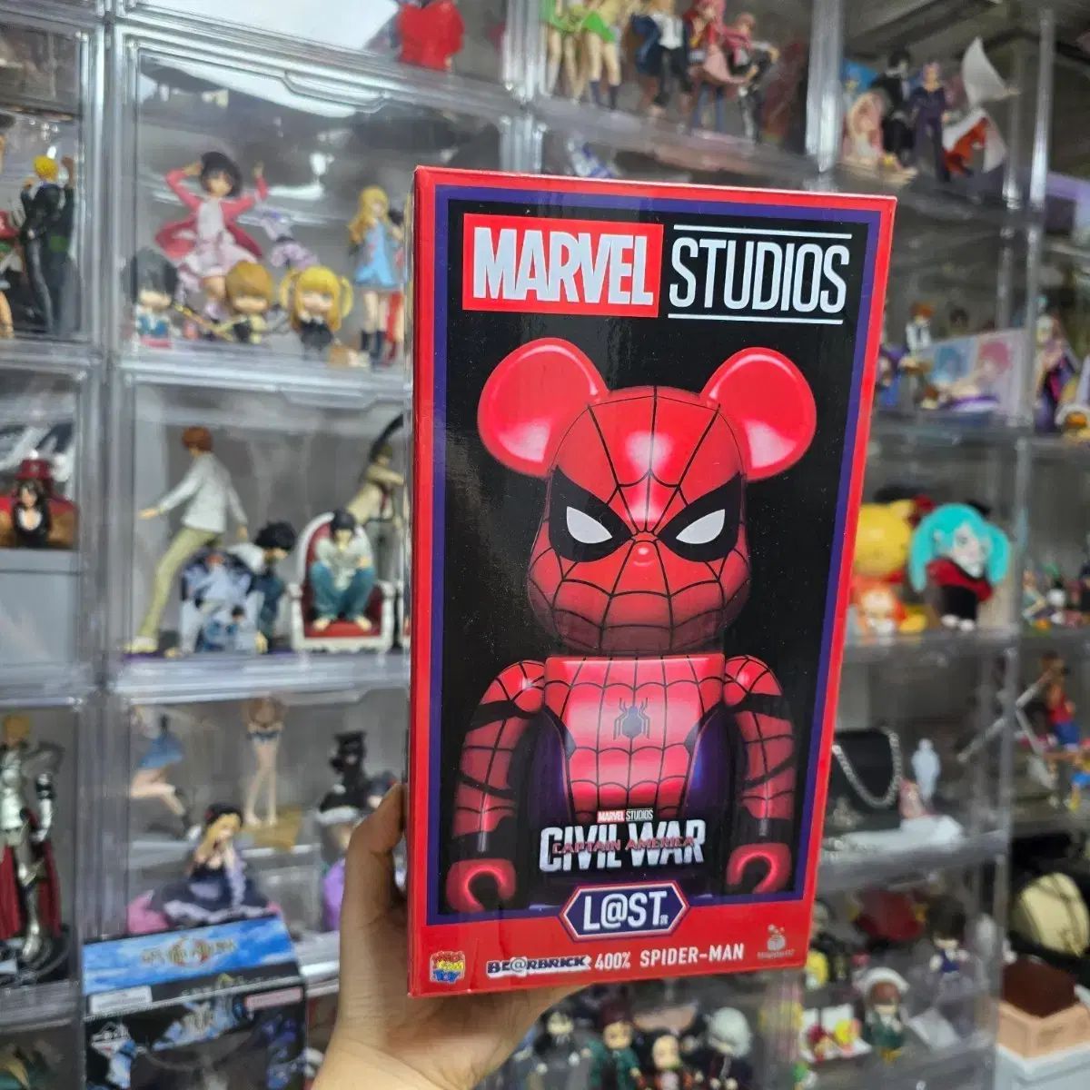 2025 ハッピーくじ MARVEL BE@RBRICK 400% SPIDER-MANラストワン賞