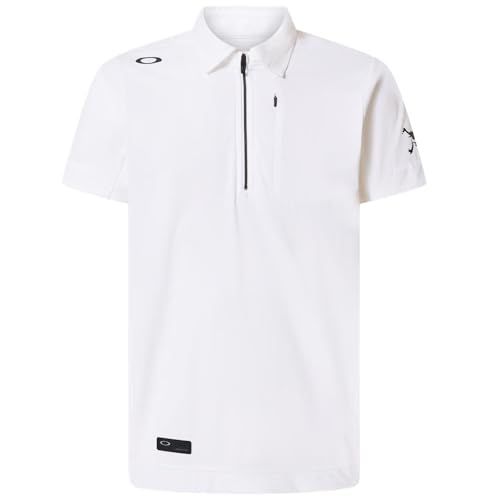 新品 SKULL IDEALLY HYBRID ZIP SHIRT メンズ FOA408144 (100) WHITE US XL サイズ (日本 2XL サイズ相当)
