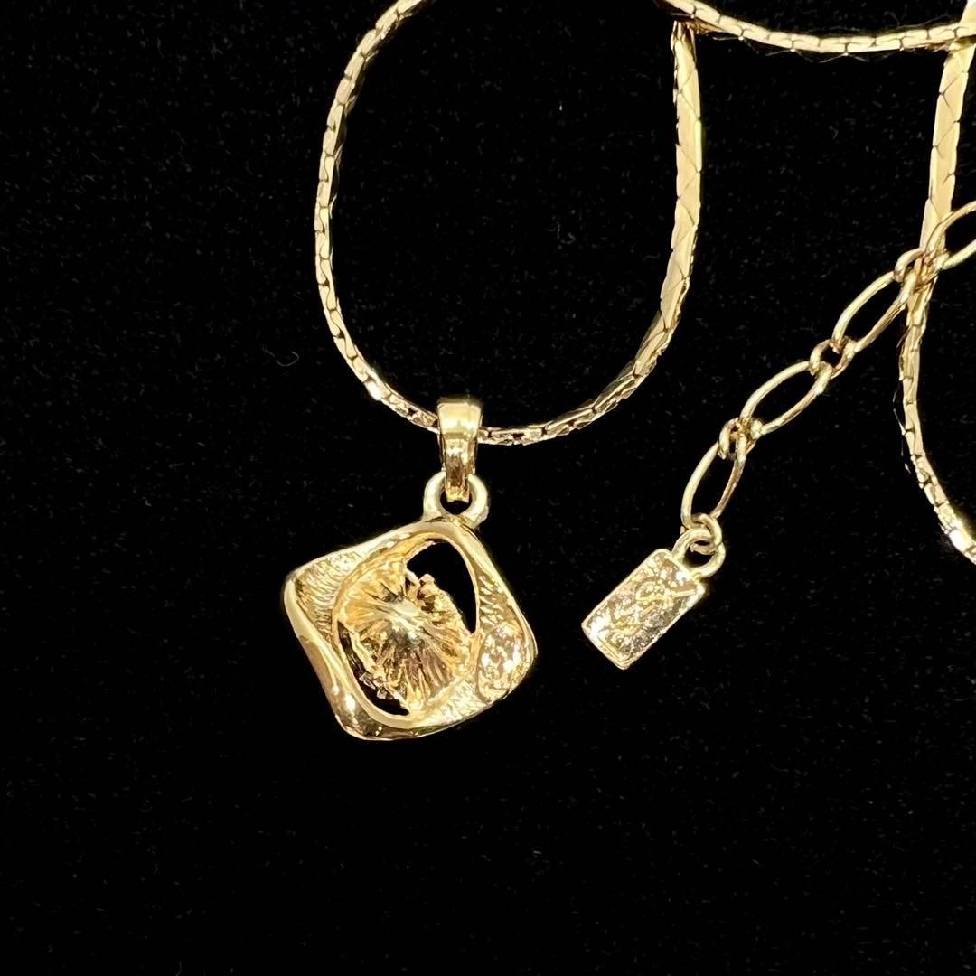 美品☆YVES SAINT LAURENT イヴサンローラン ネックレス クリスタル 