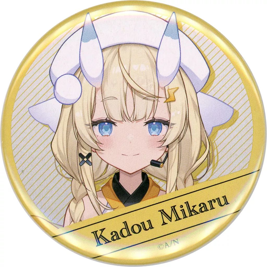 蝸堂みかる ぷち缶バッジ 中古】バッジ・ピンズ 蝸堂みかる 缶バッジ 「バーチャルYouTuber にじ