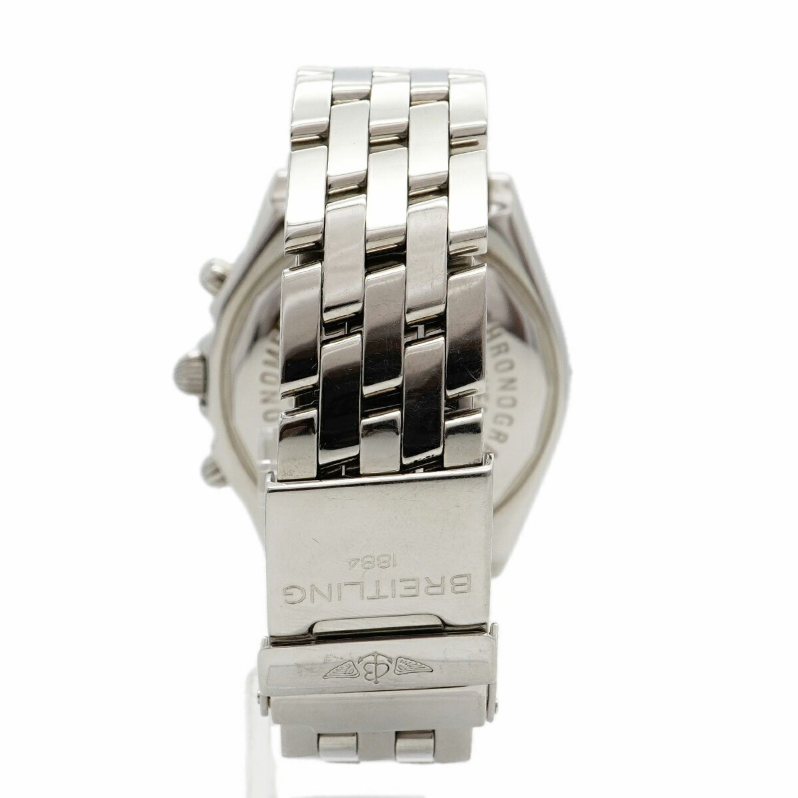  ブライトリング クロノマット ブラックバード A13350 黒文字盤腕時計 メンズ クルーネック 自動巻き時計 腕時計(アナログ)