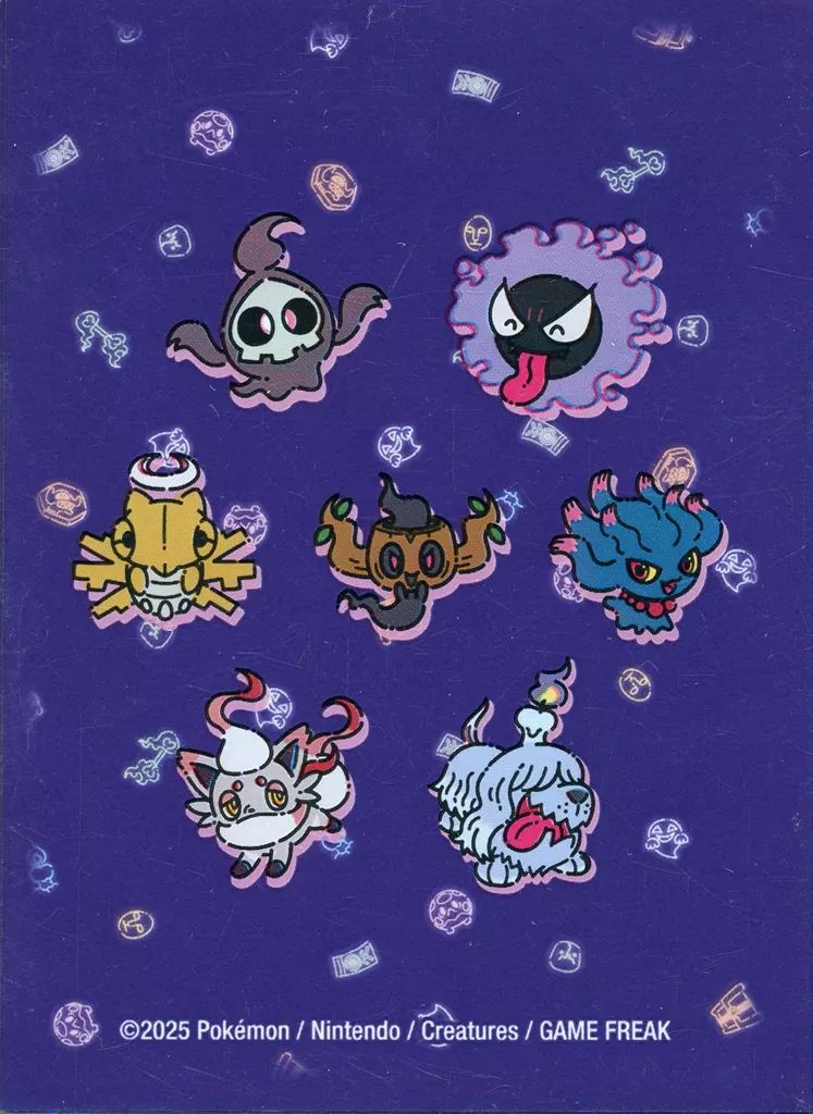 [Used] Supply Pokémon Card Game English Version Deck Shield (Sleeve) Charming & Ghostly -Charming & Ghostly- Overseas Pokémon Center Limited