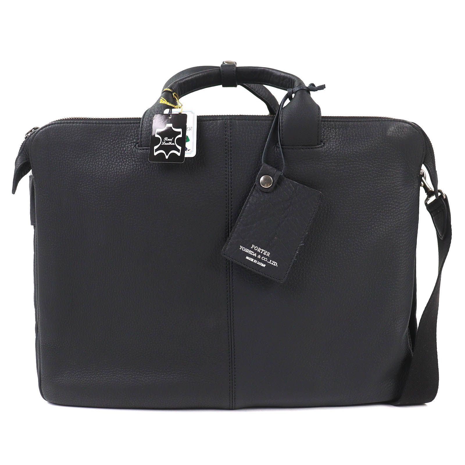 極美品△PORTER ポーター WITH ウィズ レザー 2WAY ブリーフケース