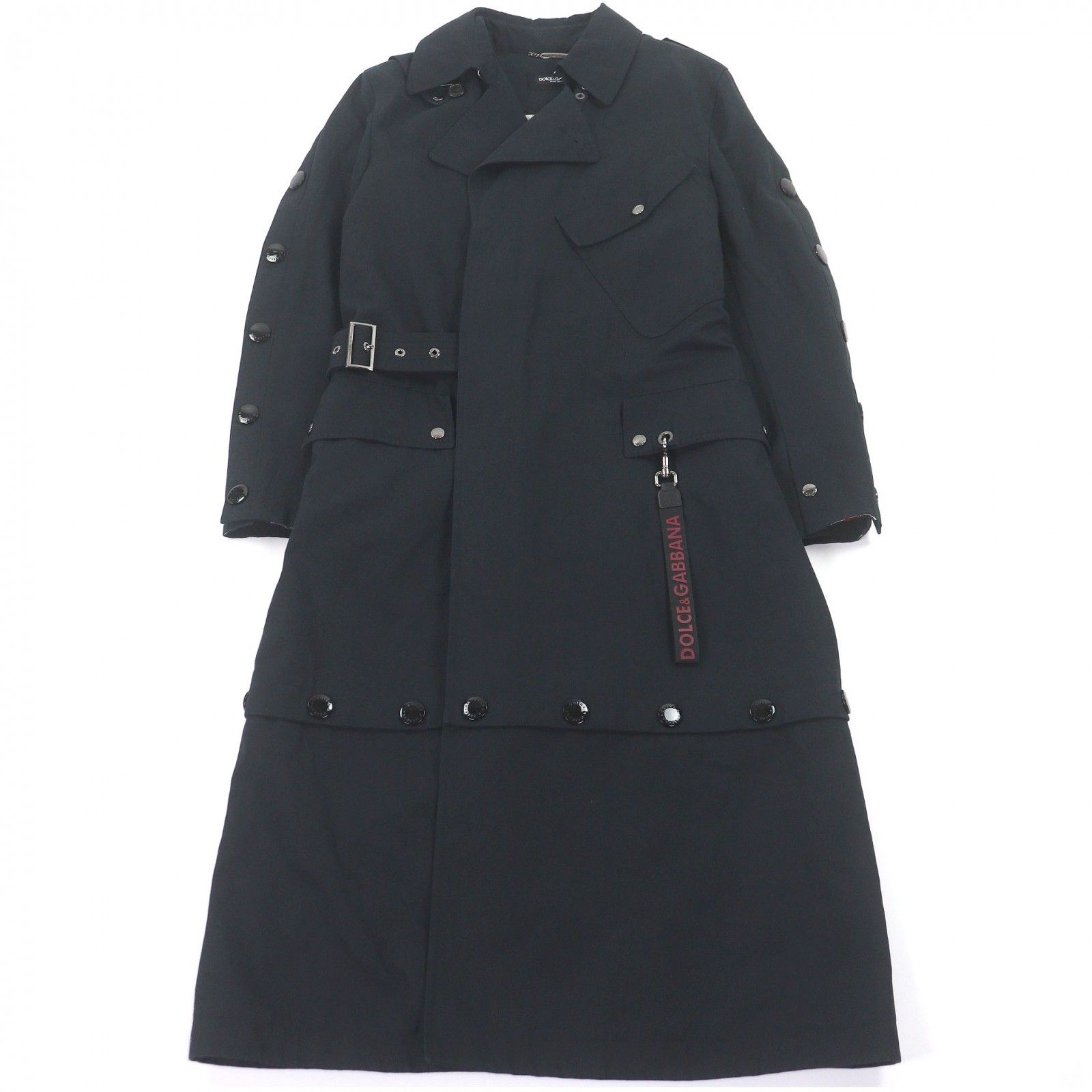 極美品□DOLCE&GABBANA ドルチェ＆ガッバーナ 黒タグ ロゴワッペン