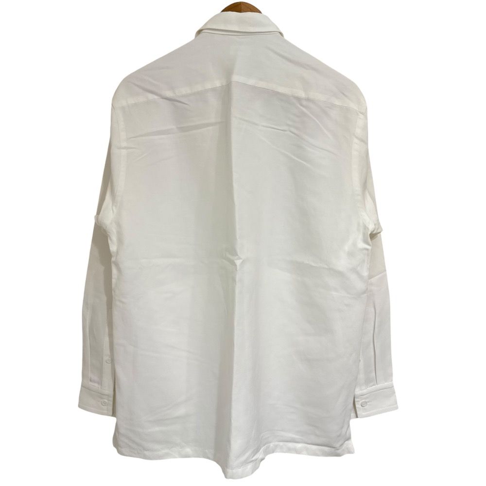美品 クリーニング済み 24SS BLAMINK ブラミンク リネンコットン レギュラーシャツ 7911-299-0151 サイズ1 ホワイト レディース 古着 中古 USED 美品 クリーニング済み 24SS BLAMINK ブラミンク リネンコットン