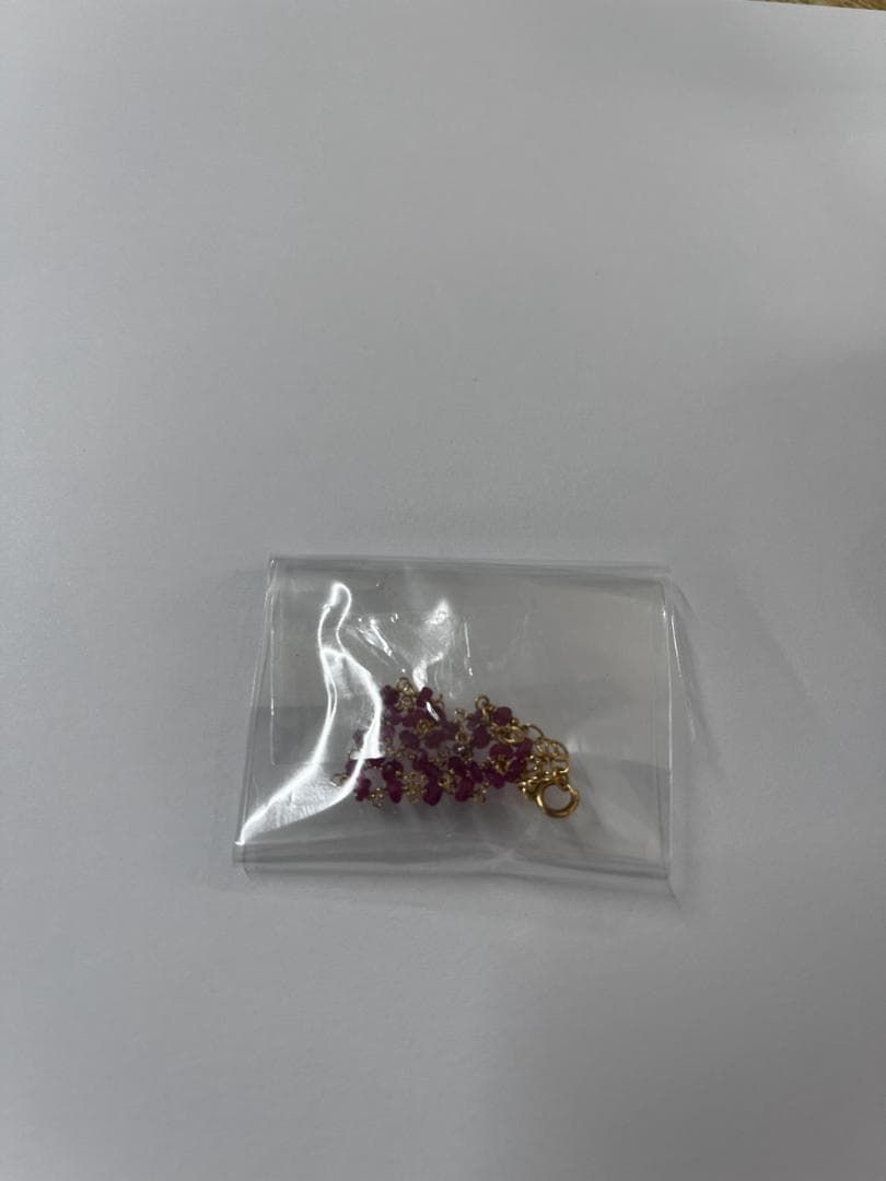 美品】NATURALI JEWELRY ルビーメガネ留めブレスレット 美品NATURALI