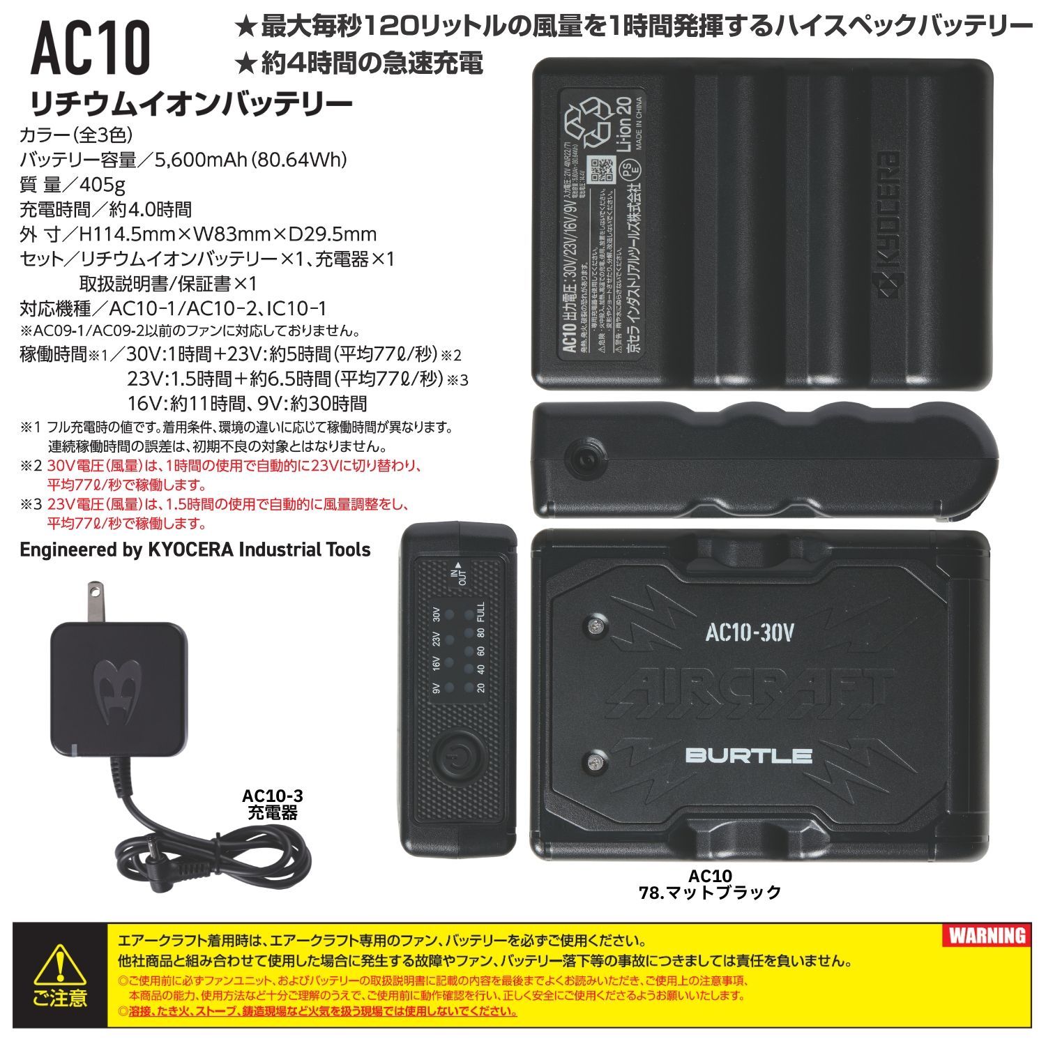 即日発送可！【新品】 バートル エアークラフト AC10 ＋ AC10-1 
