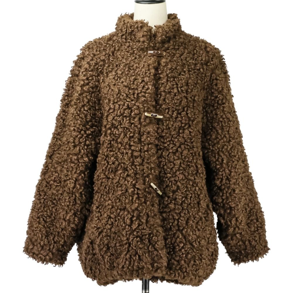 CLANE CURL FUR SHORT COAT ブラウン 完売品 ボア shii_fashion