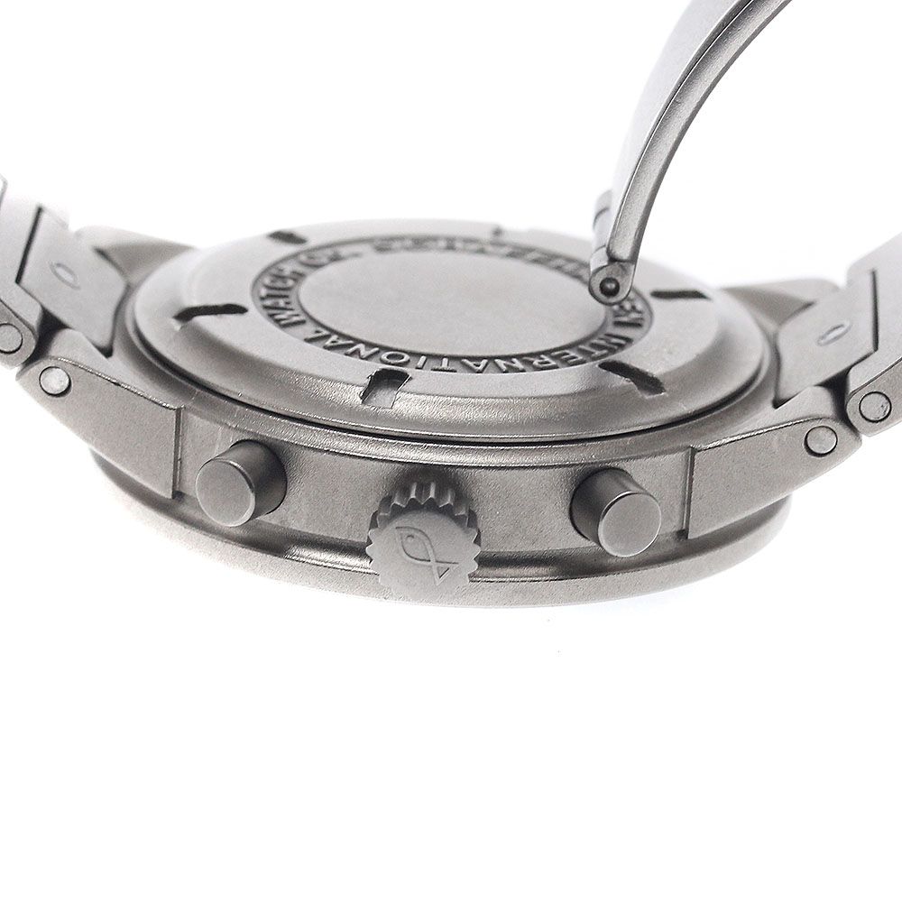 ジャンク IWC IWC SCHAFFHAUSEN IW372701 GST デイト クロノグラフ