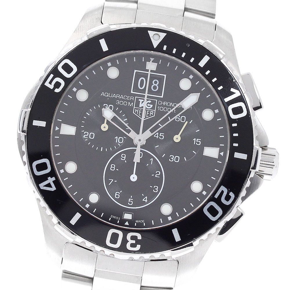 タグホイヤー TAG HEUER CAN1010 アクアレーサー デイト クロノグラフ