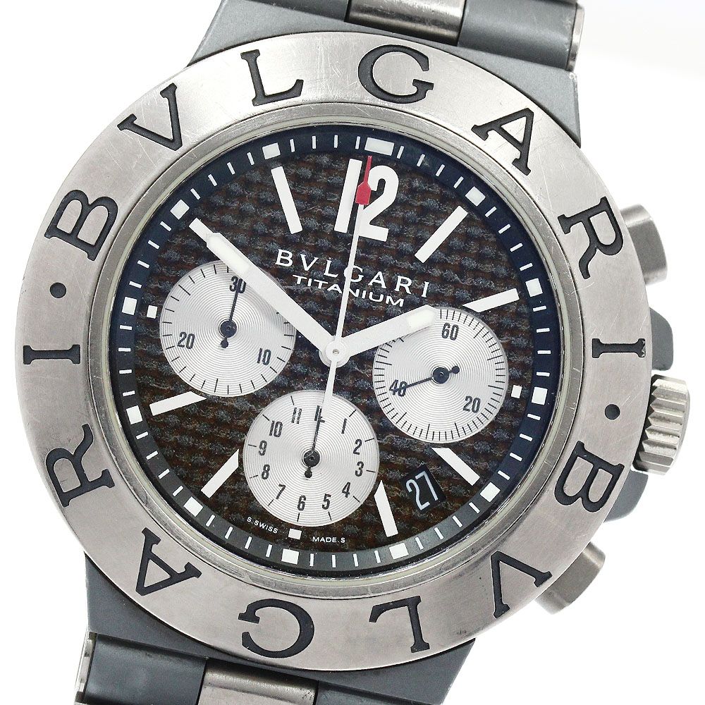 ベルトジャンク ブルガリ BVLGARI TI44TACH ディアゴノ チタニウム 