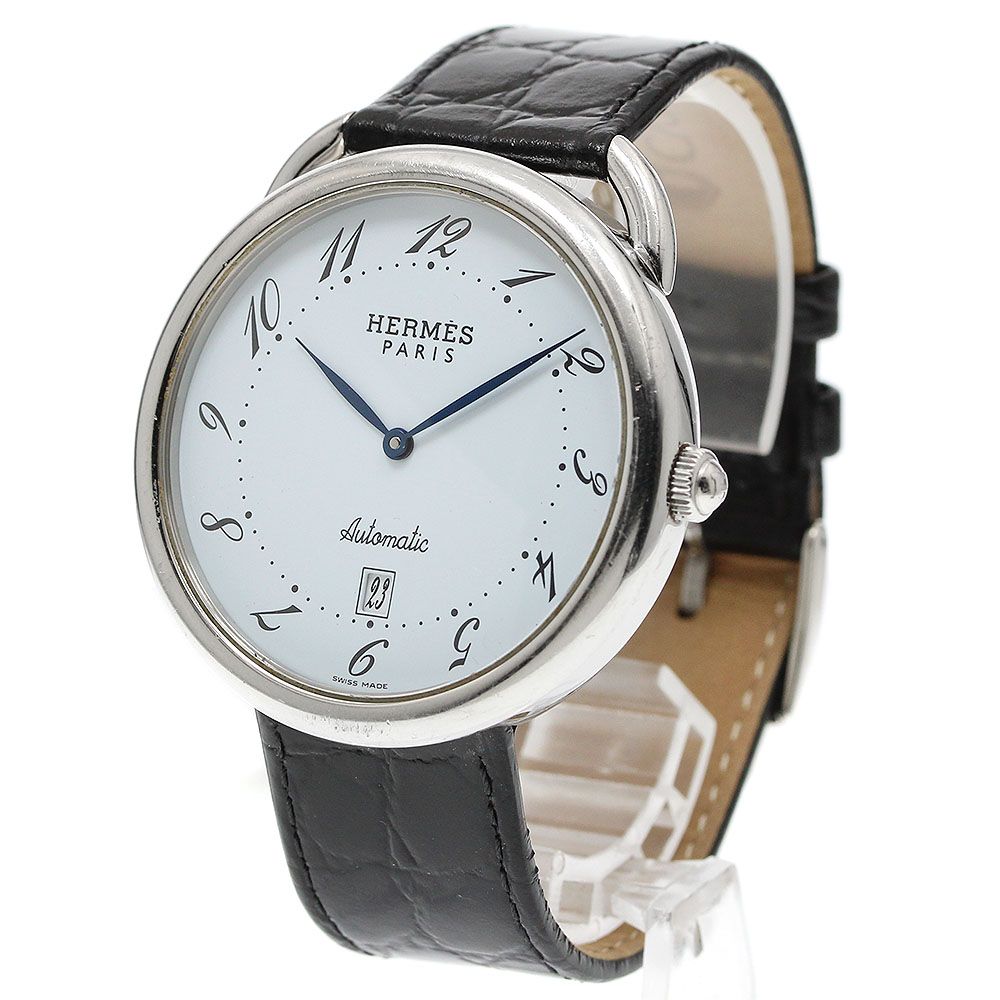  エルメス HERMES AR4.810 アルソー デイト 自動巻き メンズ _945884 テーパードデニム 自動巻き時計 腕時計(アナログ)