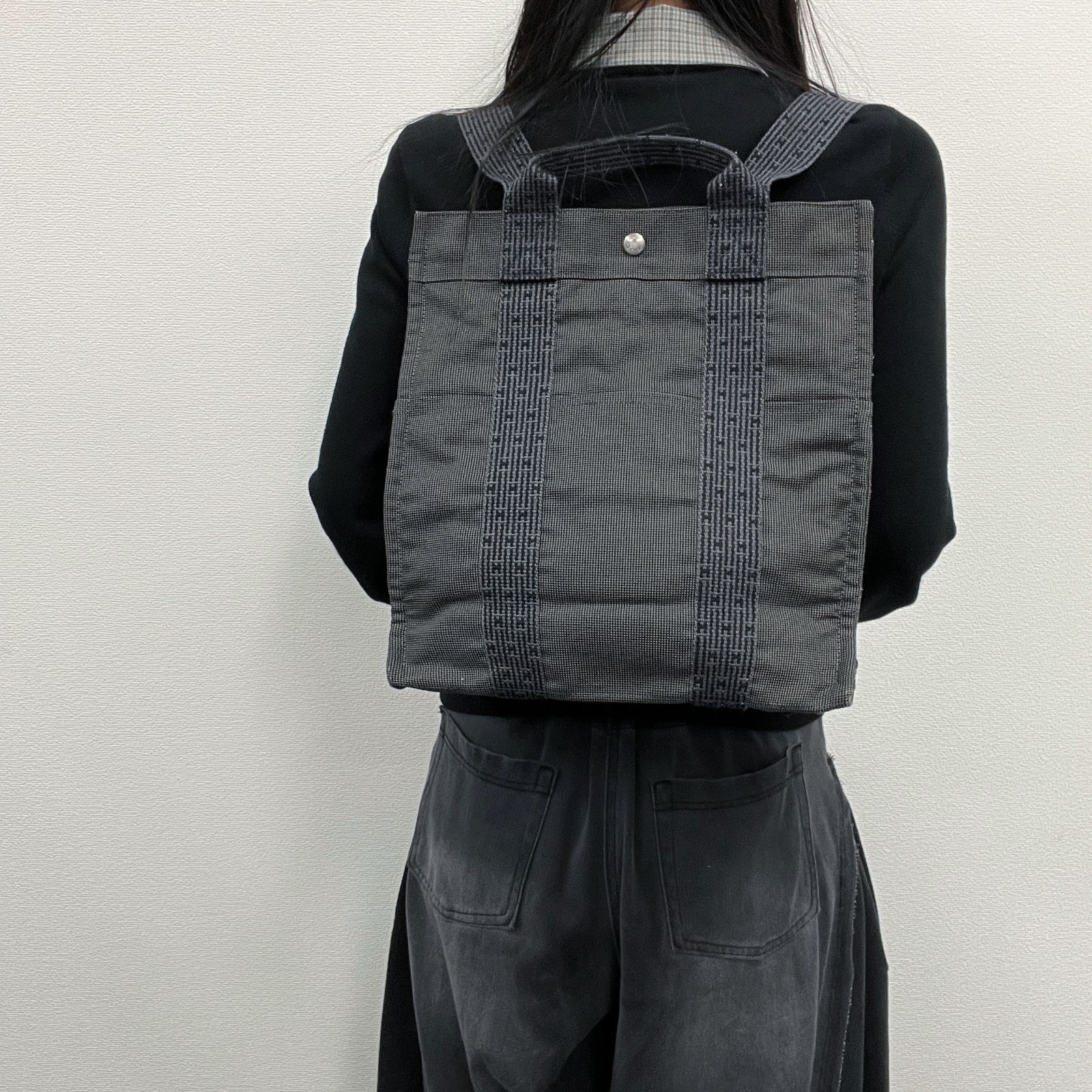 中古HERMES エルメス エールラインアドPM リュックサック バック