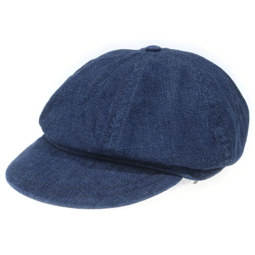 RRL (ダブルアールエル) レザーアジャスター デニム ハンチング帽 帽子