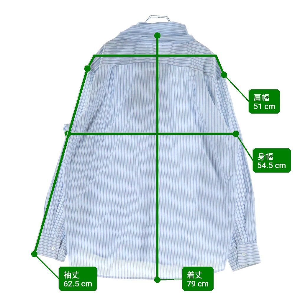 KAPITAL (キャピタル) Cotton Striped Bowtie Pubs Shirt K2010LS074