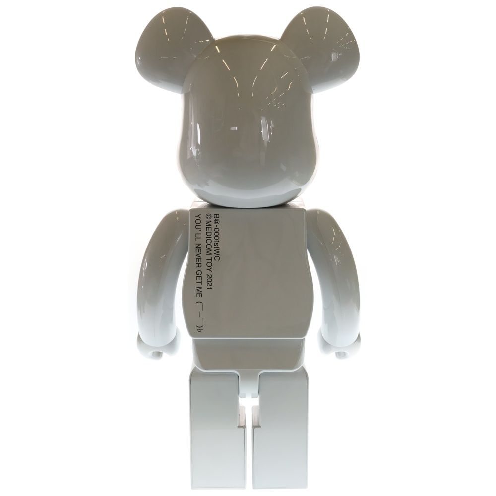MEDICOM TOY (メディコムトイ) BE@RBRICK 1ST MODEL WHITE CHROME 1000
