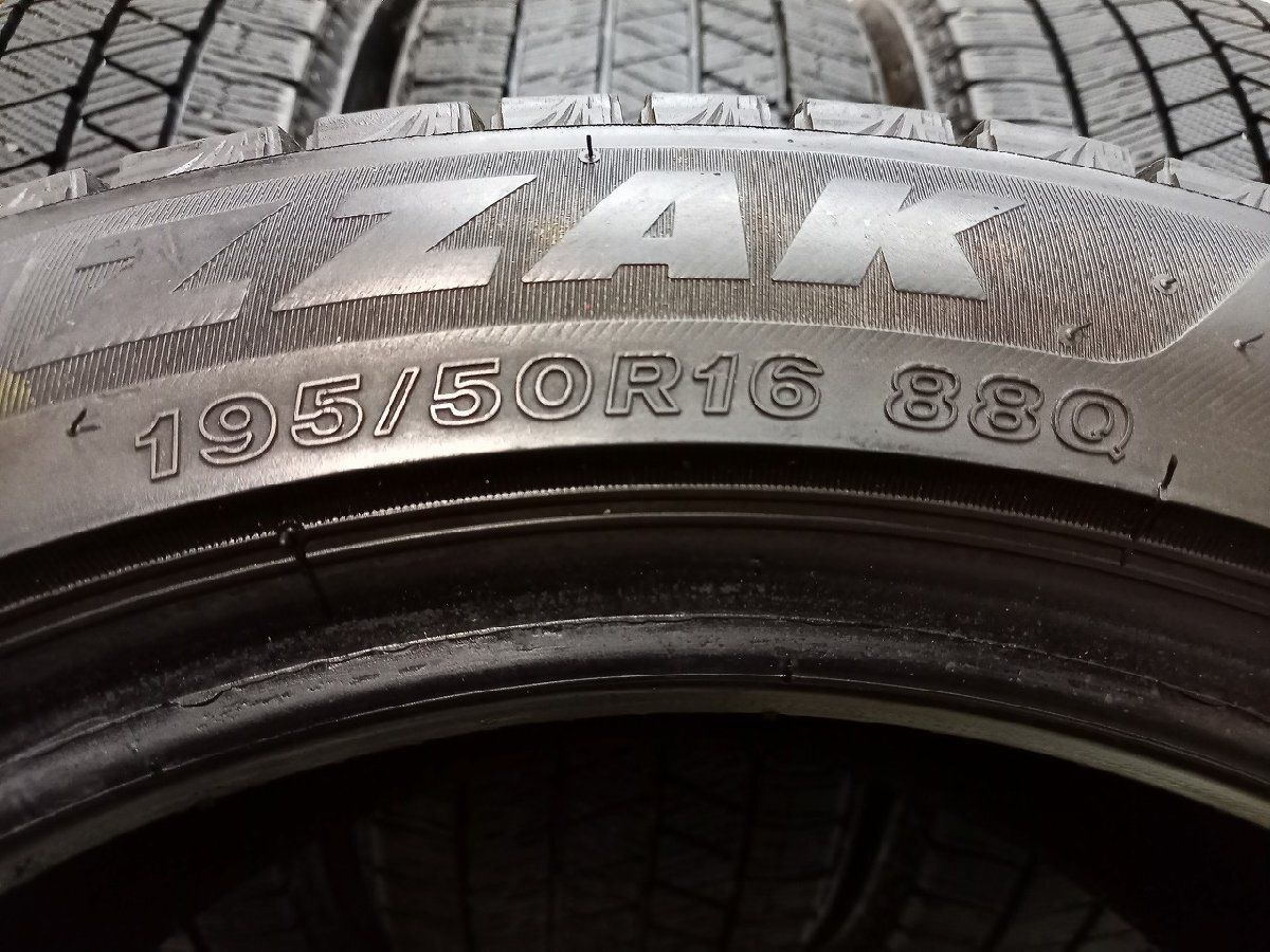 走行短め】BS BRIDGESTONE BLIZZAK VRX3 195/50R16 16インチ 
