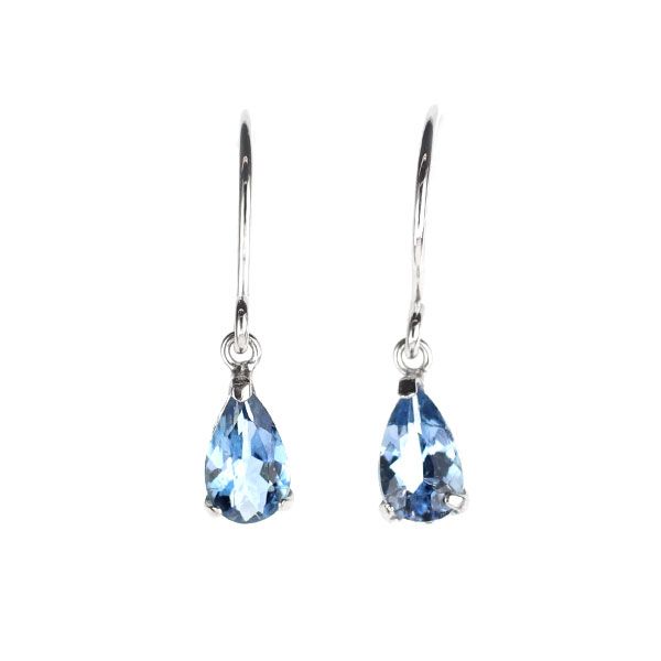 pt950 アクアマリン 1.00ct ピアス 【公式通販】
