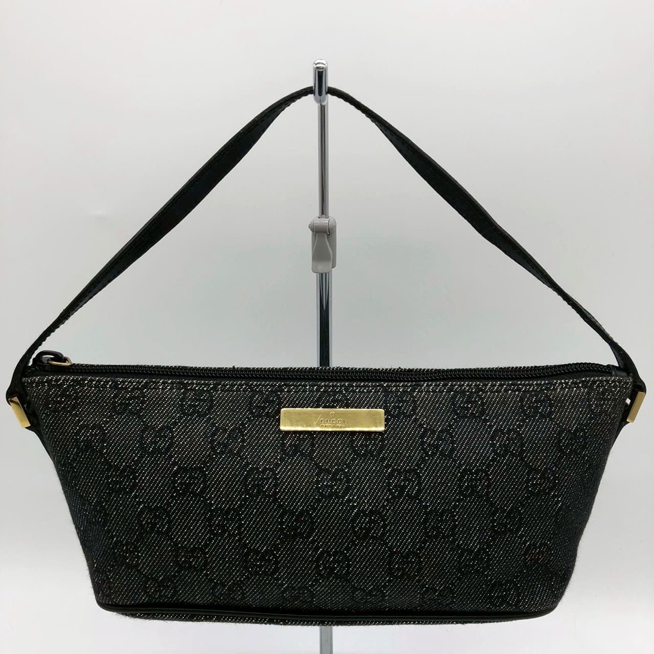 GUCCI グッチ 07198 アクセサリー ポーチ ハンドバッグ ブラック 