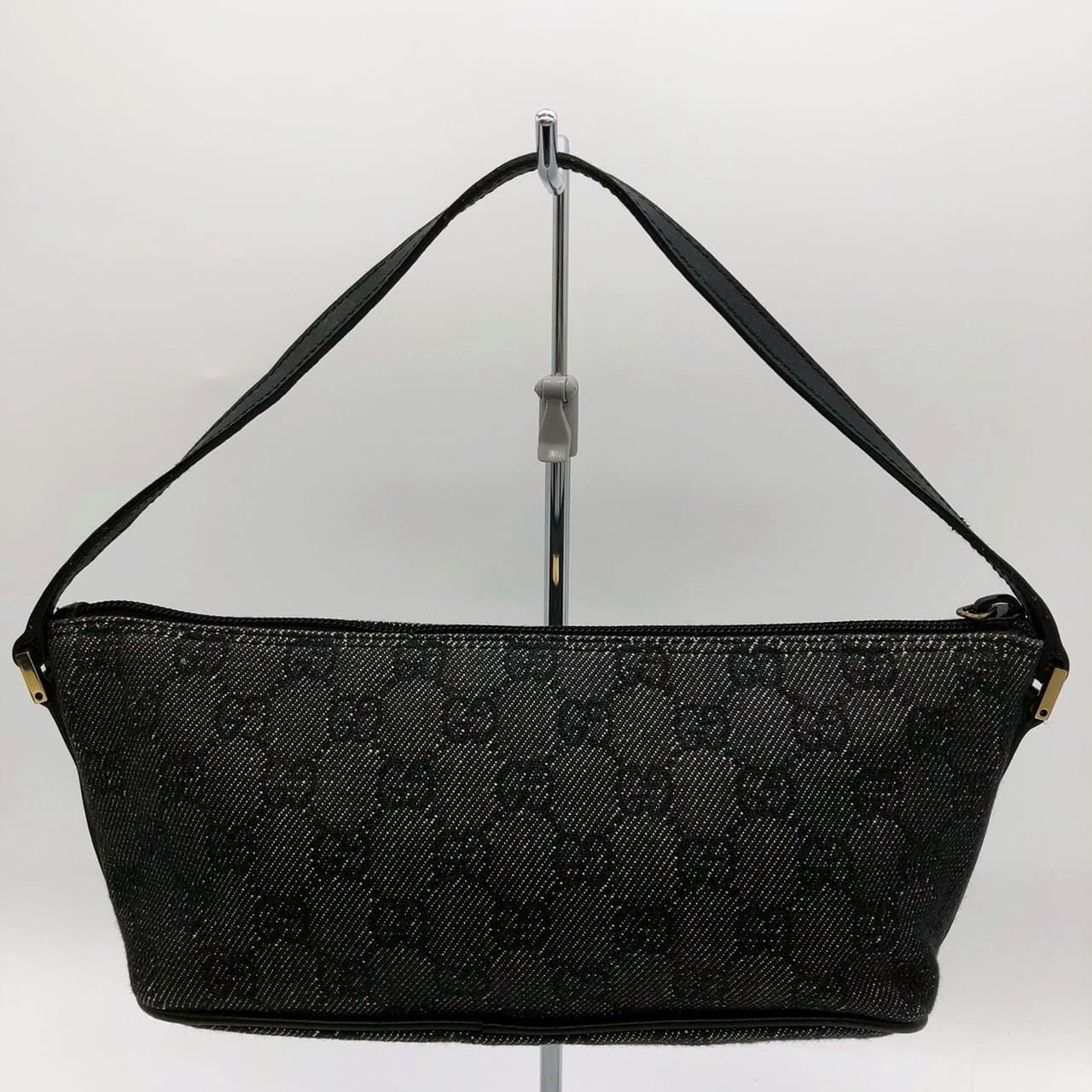 GUCCI グッチ 07198 アクセサリー ポーチ ハンドバッグ ブラック
