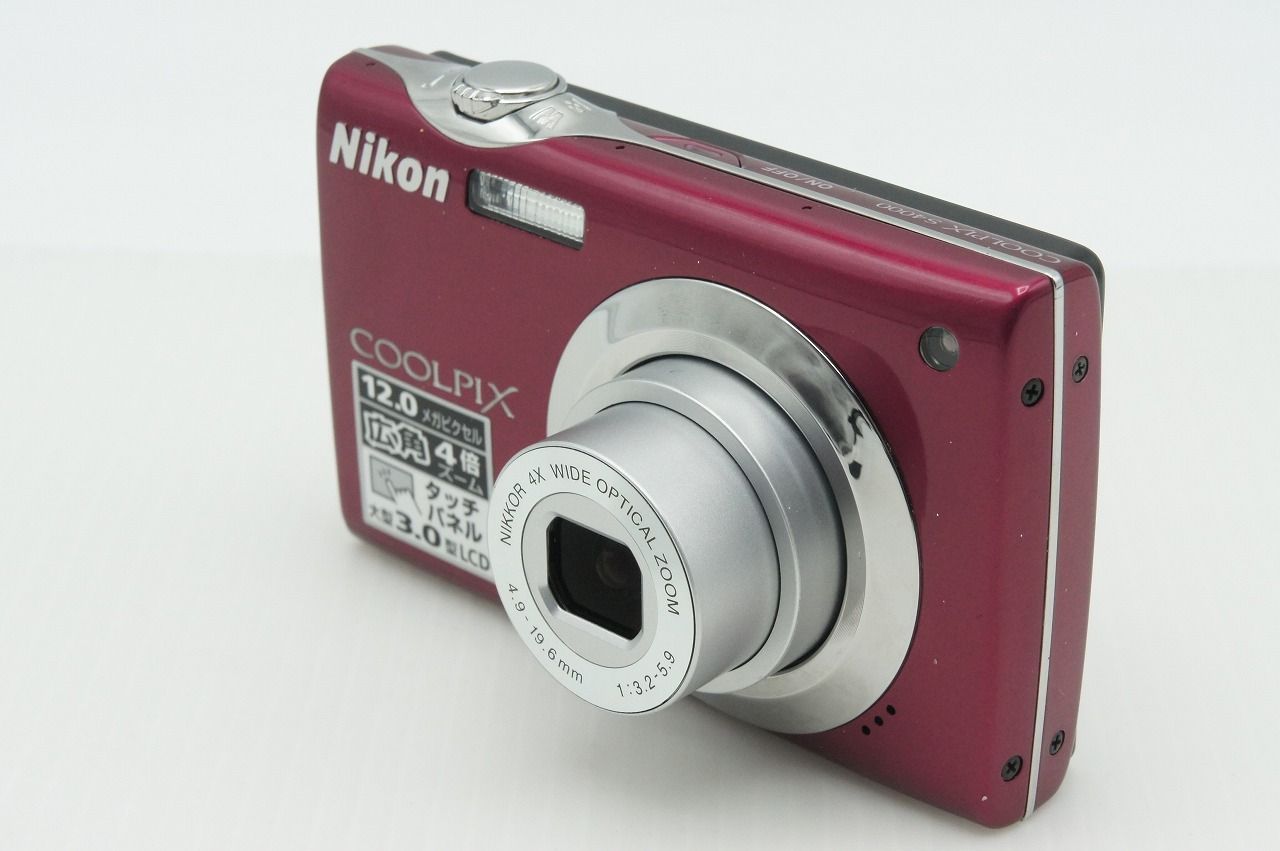 美品 Nikon ニコン COOLPIX S4000 コンパクトデジタルカメラ ルビー