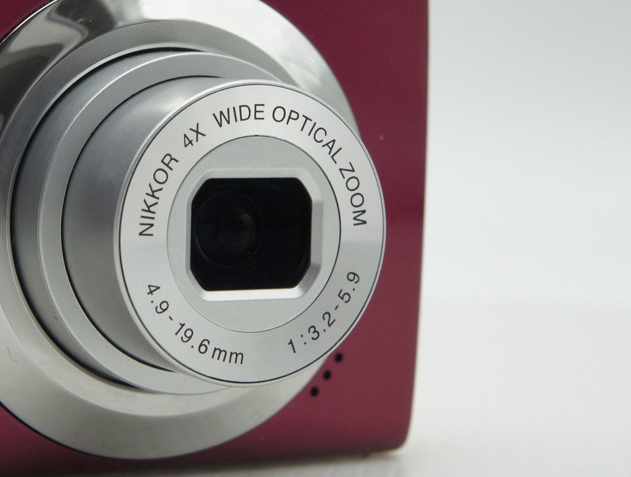 返品保証】 ニコン Nikon Coolpix S4000 ルビーレッド 4x バッテリー