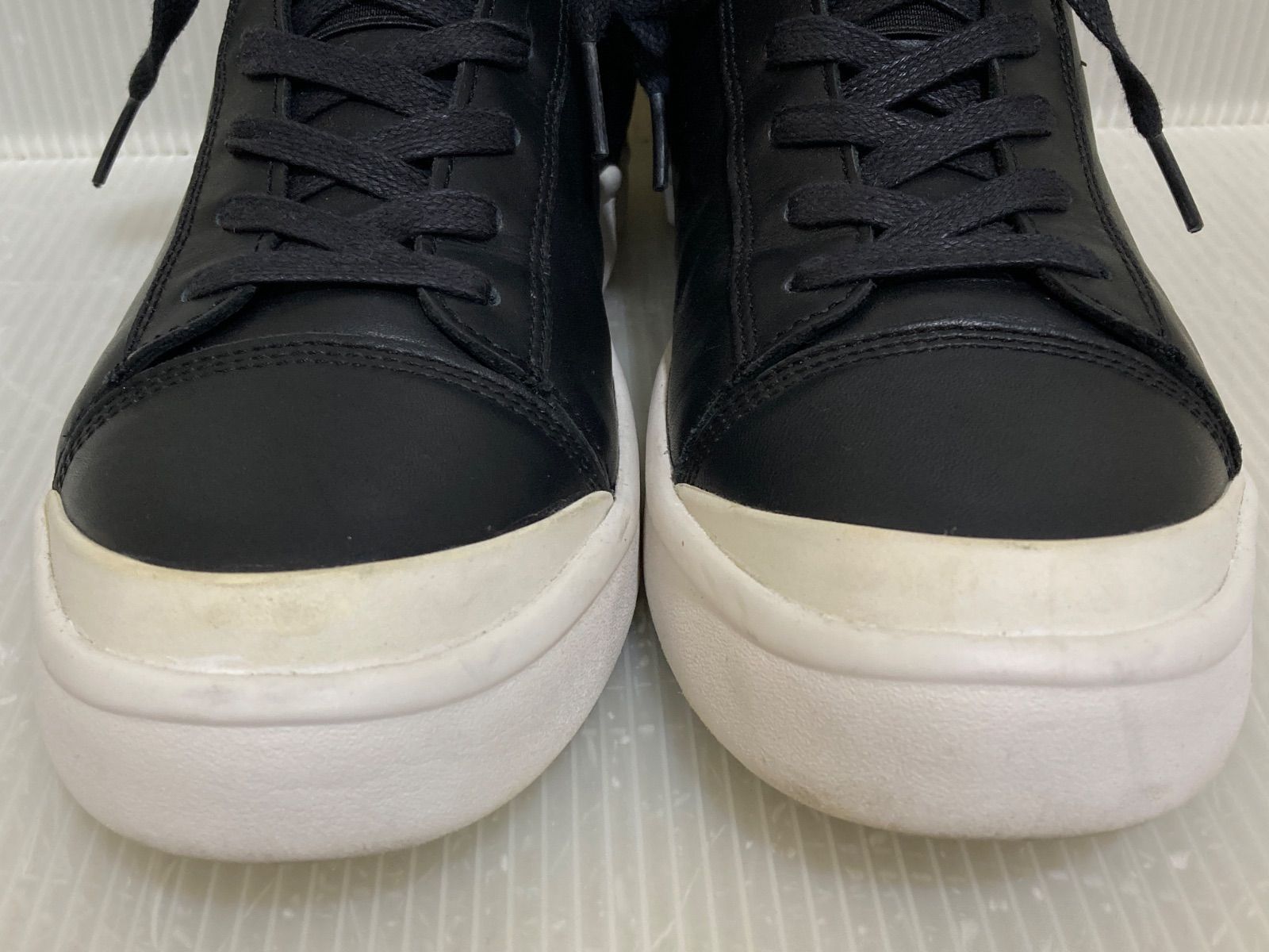 DIESEL S-NENTISH 28cm ハイカットレザースニーカー DIESEL ディーゼル S-NENTISH ハイカット レザースニーカー ブラック