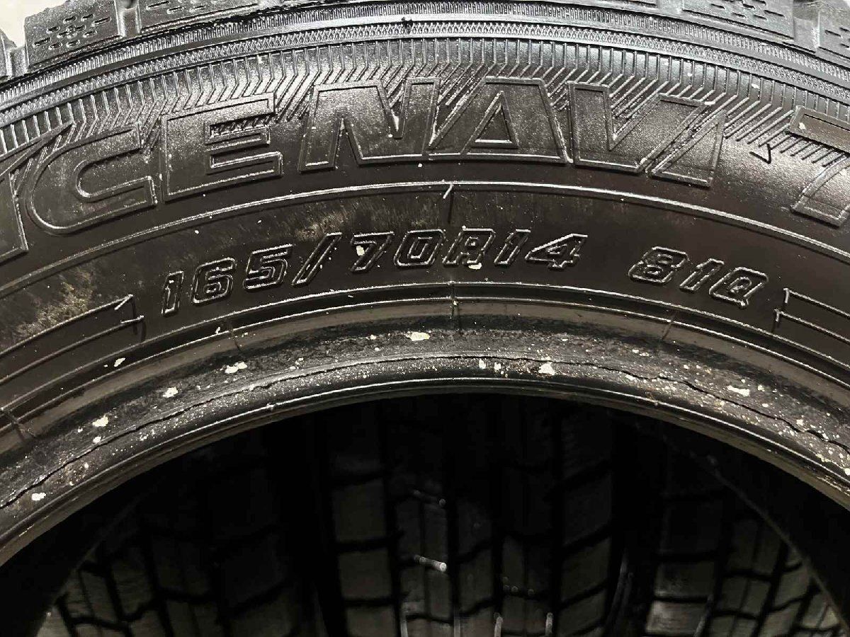 走行短め】GOODYEAR ICENAVI7 165/70R14 14インチ スタッドレス 4本 23